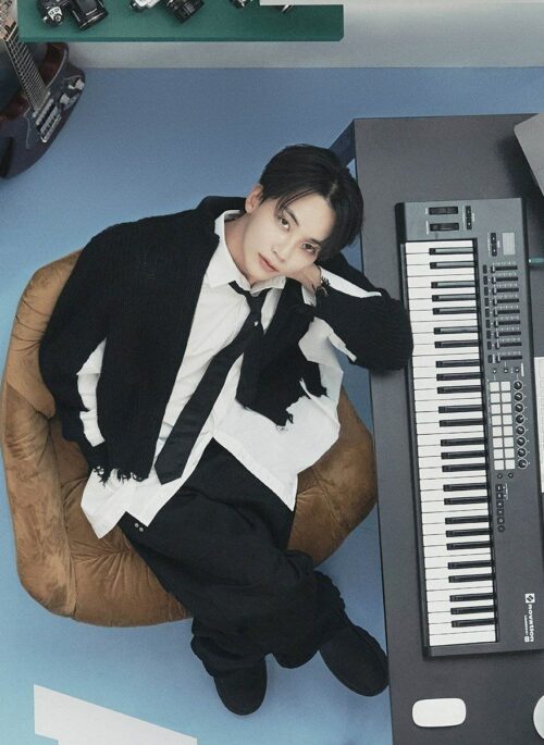 Black Ragged Edges Jacket | Jeonghan - Seventeen