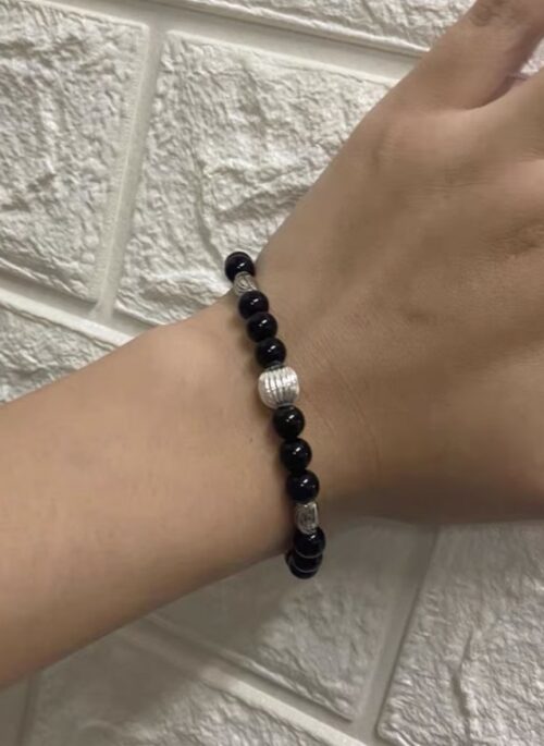 Black Round Beads Bracelet | Jungkook - BTS