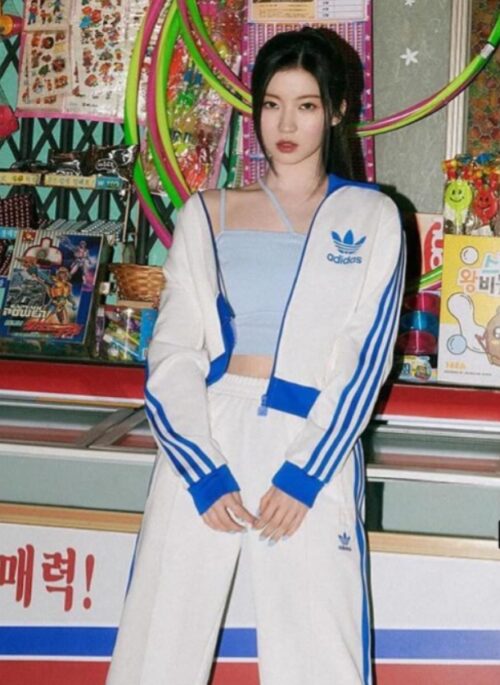 Blue Asymmetrical Strap Top | Asa - BabyMonster
