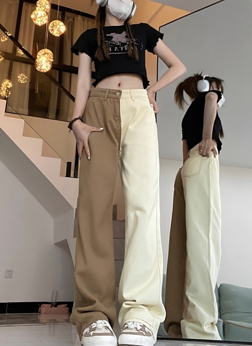 Brown Colorblock Jeans | Jimin – BTS