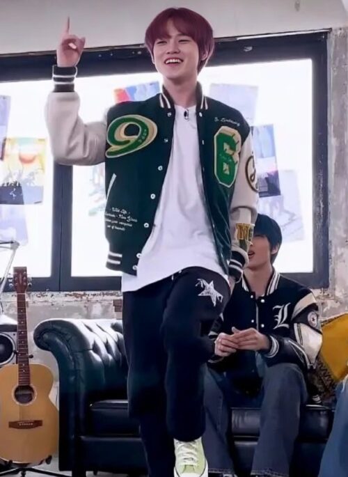Black Star Print Sweatpants | Chenle - NCT