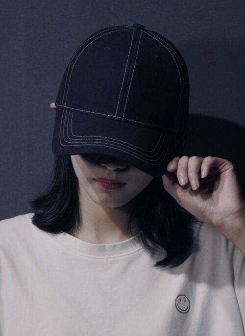 Black Stitch-Out Baseball Cap | J-Hope - BTS