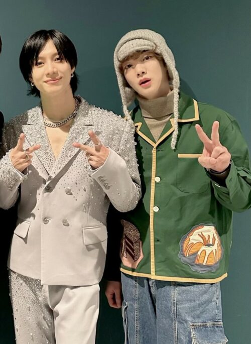 Grey Knitted Earflap Tie Hat | Key - SHINee