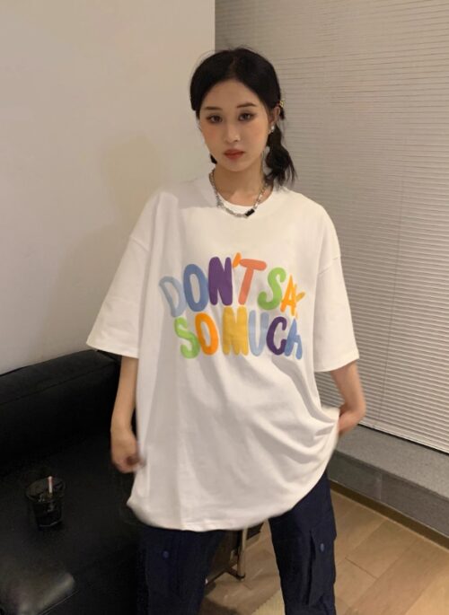 White 'Don't Say So Much' T-Shirt | Rami - BabyMonster